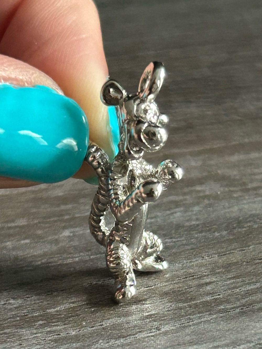 Tigger Charm - Silver Color
